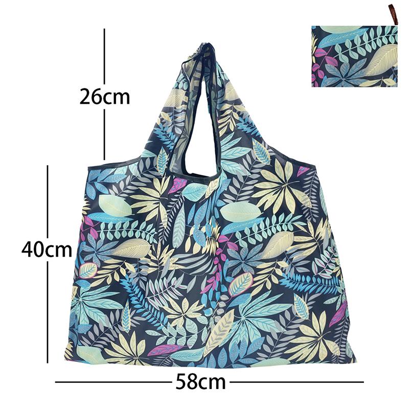 Reusable Grocery Bags Large Washable Shopping Bags Portable Foldable Environmental Friendly Heavy-Duty Handbags