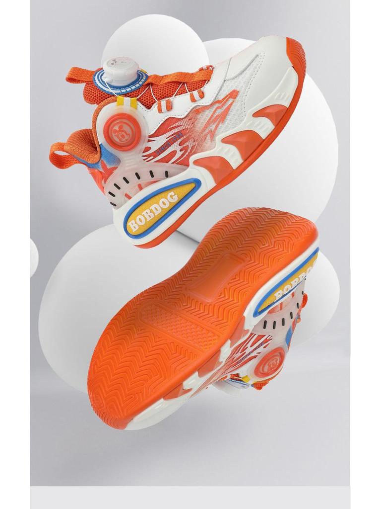 Babudou Boys' Double Mesh Sneakers - 2025 Autumn/Winter New Style Fashion Running Shoes for Kids