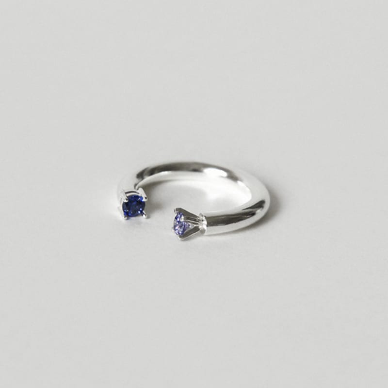 MUHWA Double Stone Ring