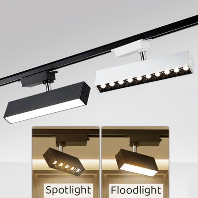 Modern LED Foldable Track Light 10/20/30W Long Strip Aluminum COB Ceiling Rail Floodlight Linear Home Spot Lighting Fixture 220V