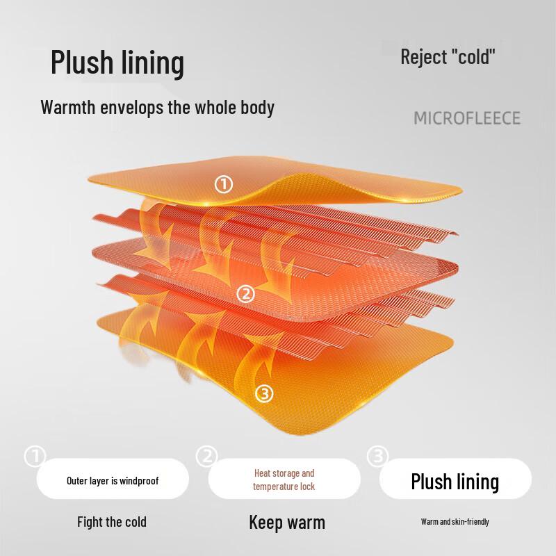 Septwolves Men's Thermal Business Casual Pants