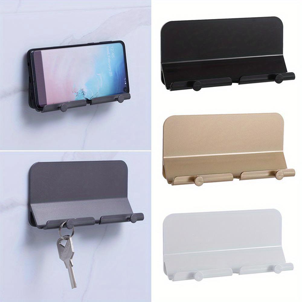 Wall Mount Charger Phone Holder Wall Hanging Cable Organizer Stand Bracket Dock Pasted Wall Phone Tablet Holder Supplies
