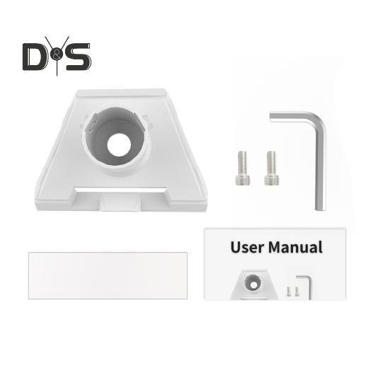 

Спутниковый кронштейн для крепления на крыше, высокопрочный, универсальный, простой монтаж, кронштейн для крепления адаптера трубы, антенный кронштейн для Starlink Gen 3 белый