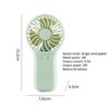 Small Portable Fan Handheld Lightweight Pocket Size Mini Fan USB Rechargeable for Home Work and Travel