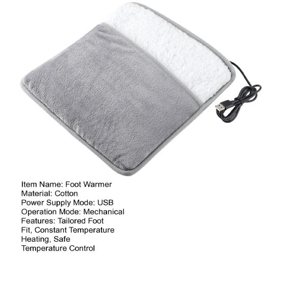 Heating Foot Warmer Constant Temperature Heating Safe Temperature Control Foot Warming Device Portable Foot Heater