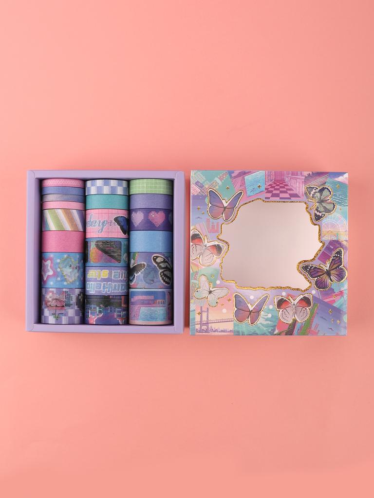 12 rolek/Pudełko Vintage Beauty Taśma Washi Taśma Papierowa Samoprzylepna Do Kreatywnego Journalingu Scrapbookingu I Dekoracji Scrapbooking Washi Tap