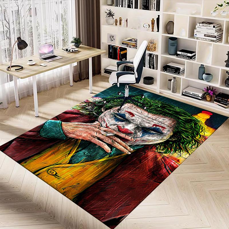 1pc Jokers Card Trick Carpet for Playroom Bedroom Living Room Sofa Home Decor,kids Game Area Rug Non-slip Floor Mat Y826182