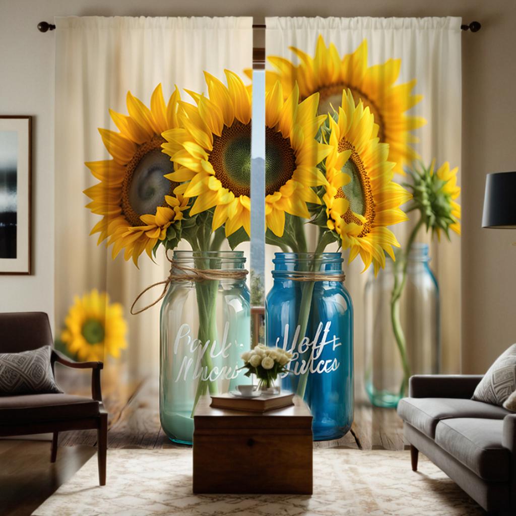 2-piece HD Digital Burgundy Color System Luxury Festive Curtains Home Decorating Style Decoration Living Room Bedroom Through Th