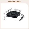 USB Computer Fan 1500RPM Electronic Cooling Quiet for Cabinet Case Greenhouse