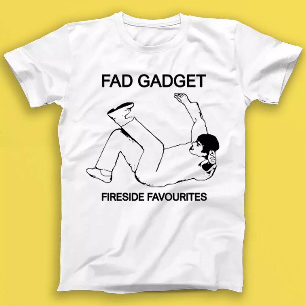 

Fad Gadget Fireside Favourites Новая волна панк-музыки Подарочная футболка 2077 M