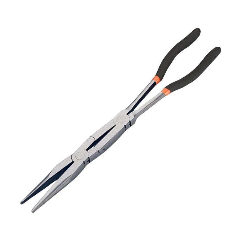 

Double Jointed Long Handle Pliers Ergonomic Handle Homes Repair Tool Simple to Operate for Precisions Work in Narrow Area