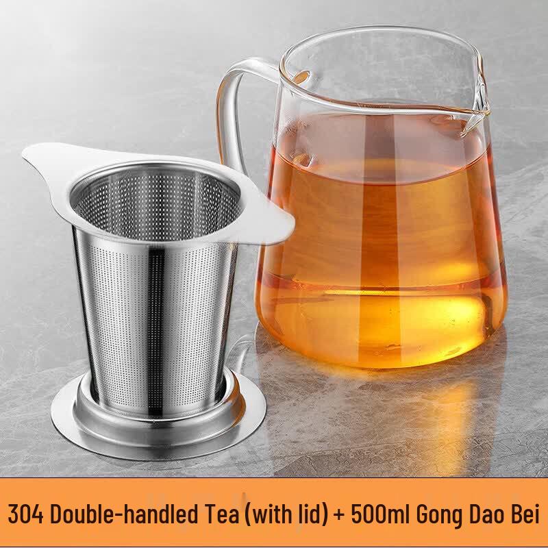 316 Stainless Steel Double-Handle Tea Strainer