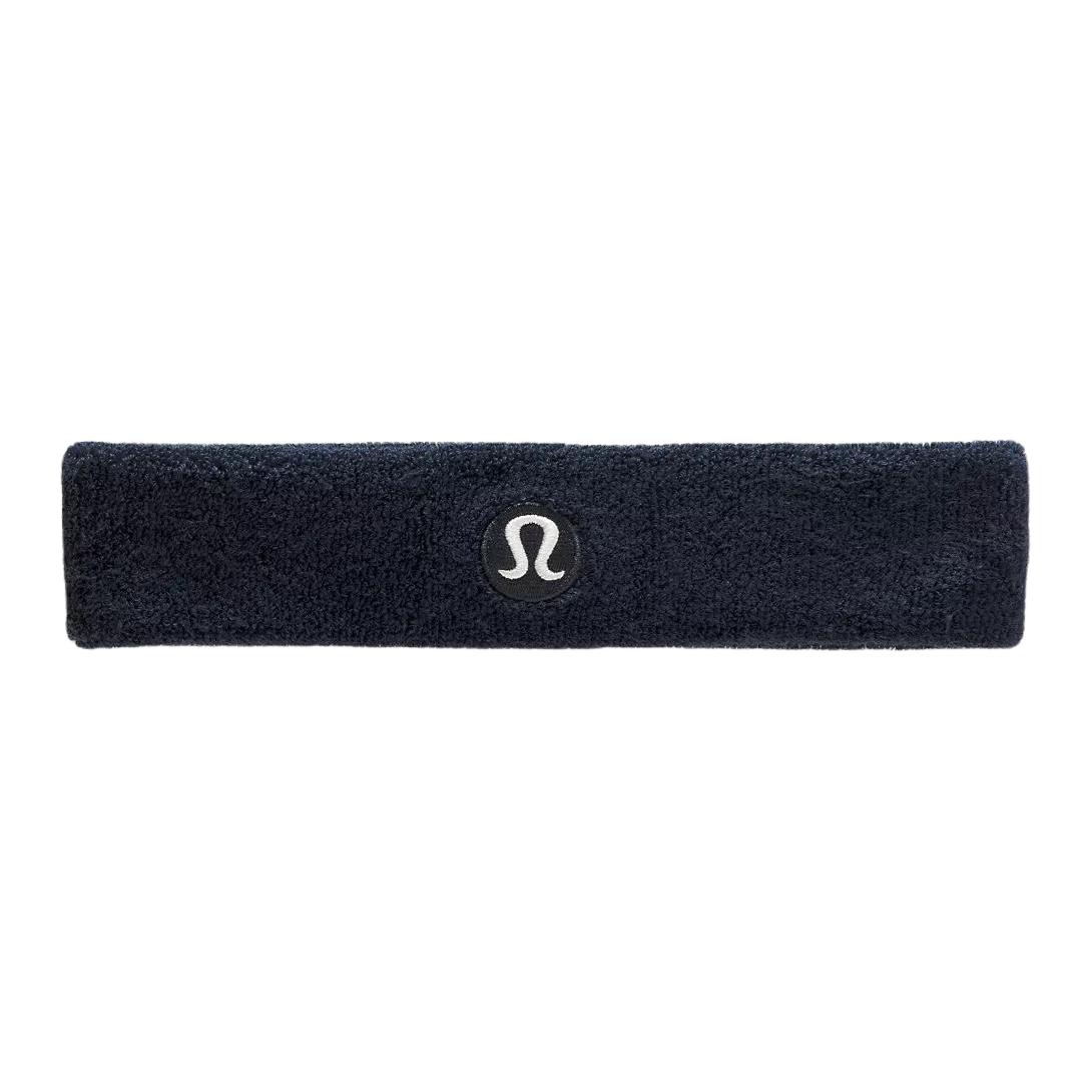 Lululemon Logo Design Cotton Headband Unisex Headbands Multiple-Colors LU9DOFS White