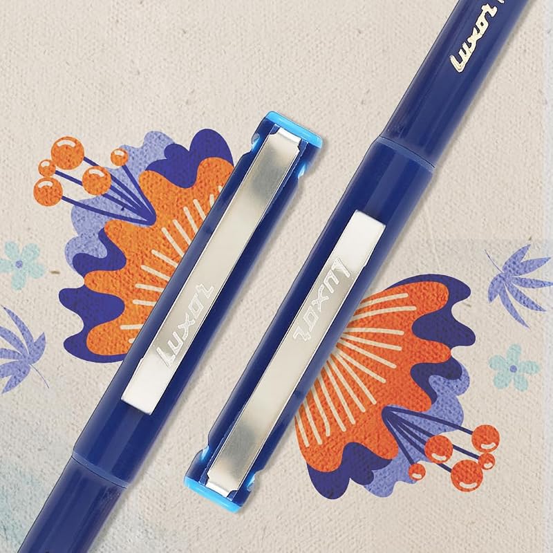 Luxor Fine Writer 05 - Set of 10 Vibrant Ink Colours Pens