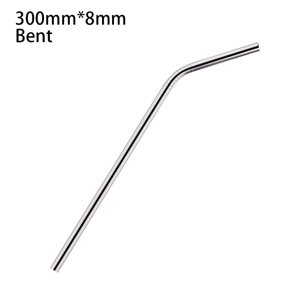 6Pcs Silver Cup Straw Straight Bent Replacement Straw for Stanley 30oz 40oz Tyeso Cup