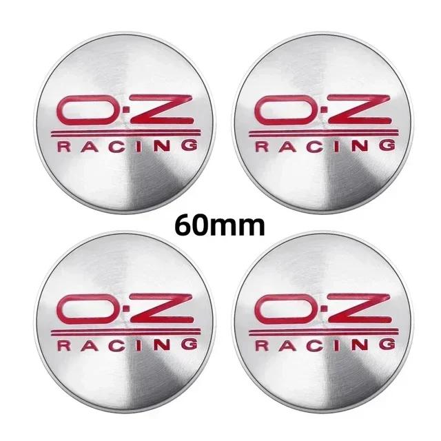 4pcs Car Wheel Hub Center Caps 56mm 60mm 68mm 65mm  For Rim Cover Auto OZ Logo Badge Emblem Exterior Styling Accessories