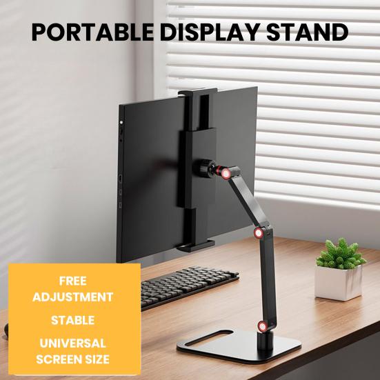 Portable Monitor Display Bracket Display Screen Holder Universal for 17.3-inch Expansion Screen