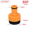 Garden Watering Hose Quick Connector  Coupling 1/2'' 3/4" Hose Fitting Adapter Water Pipe Joint Extender Set For Hose Pipe Tube