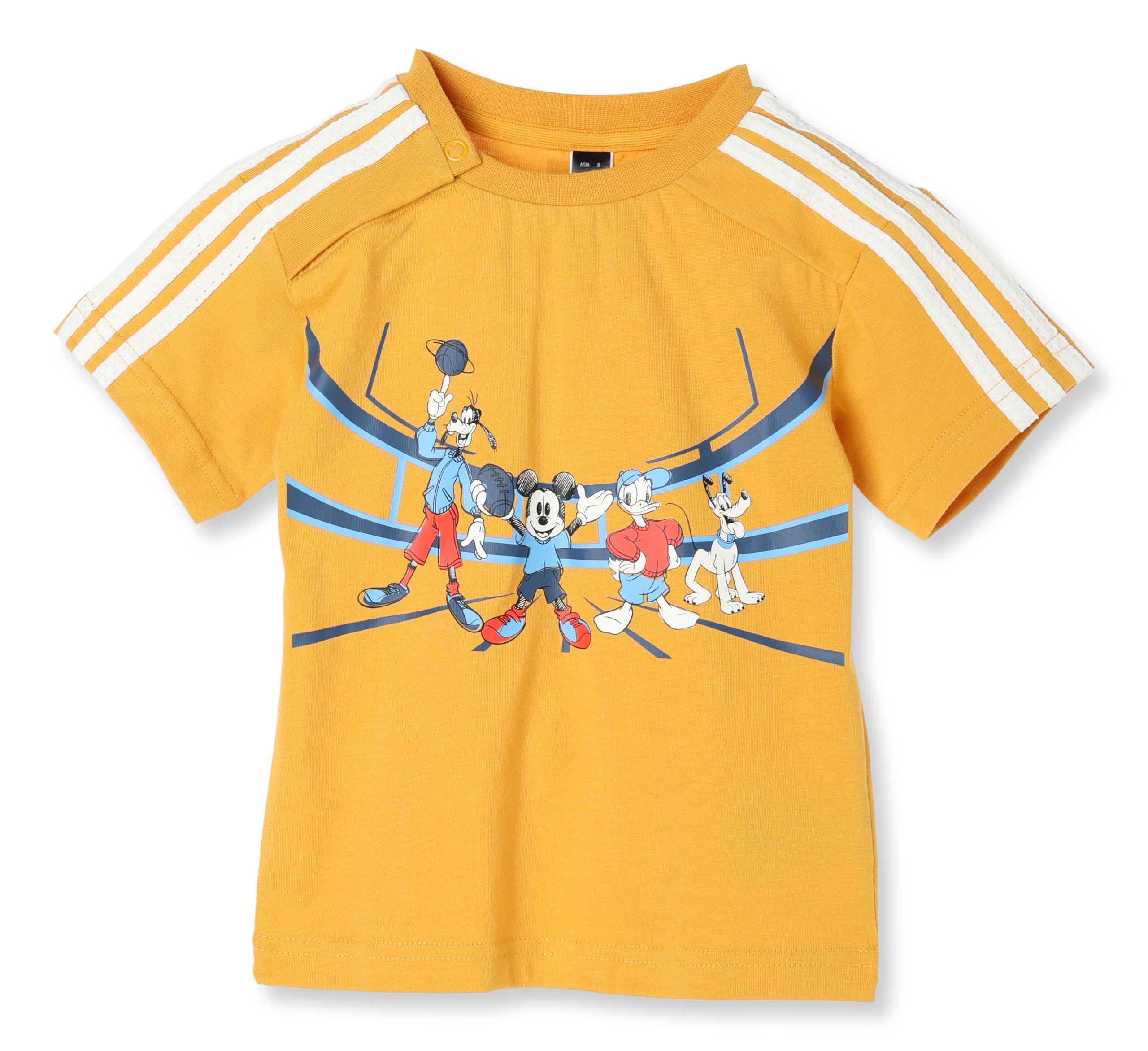 

Футболка с коротким рукавом для Disney Mickey с коротким рукавом [Adidas] Футболка Детская, Мышь, Футболка, KOT46, Подержанная Желтый/Молочный/Разноцветный (IT8776), J/90