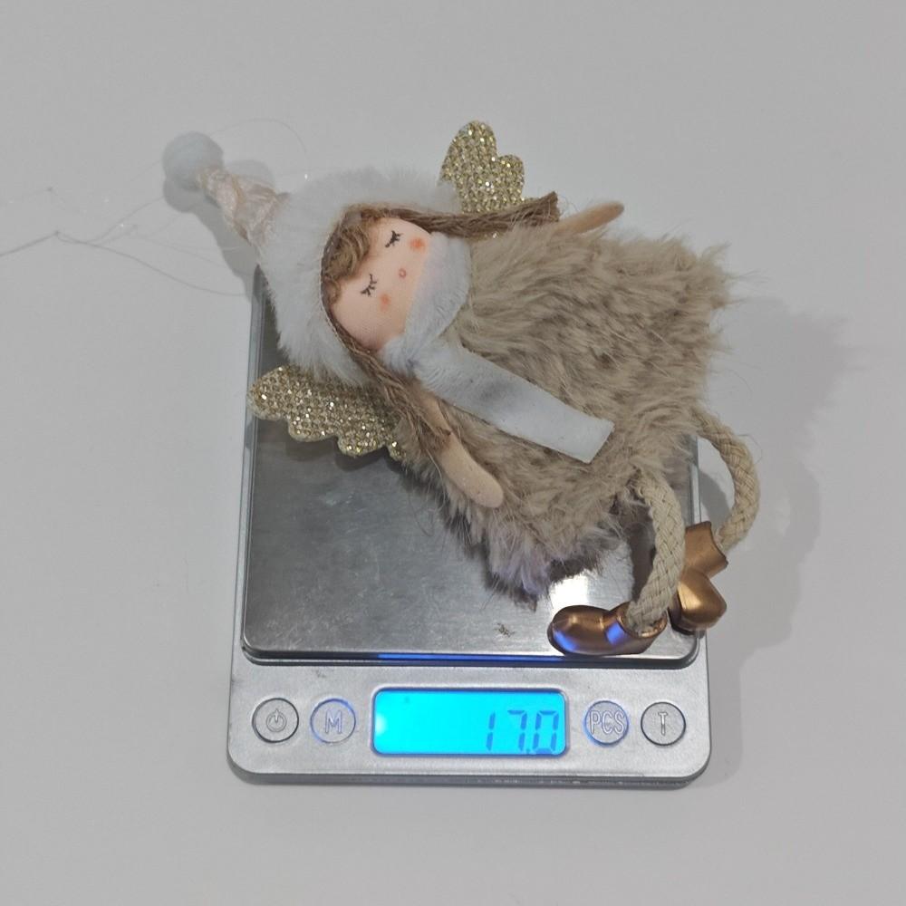 Pink Color Christmas Decoration Figurine Design Angel Pendant Christmas Tree Pendant  Holiday Decor