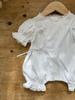 Summer Mesh Lace Romper with Snap Crotch for Girls