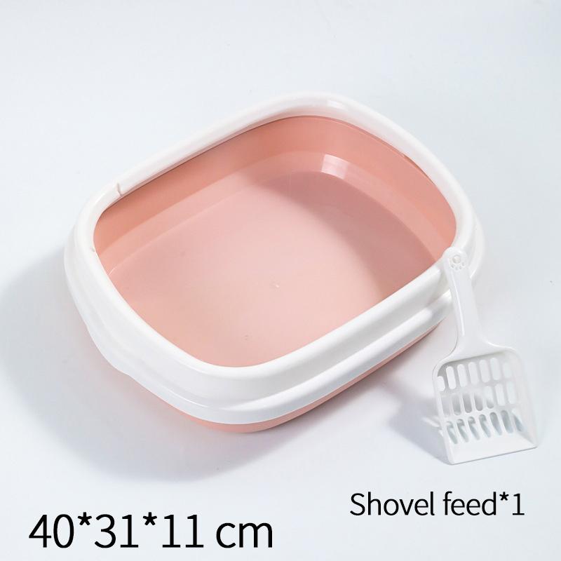 

LitterBox Полузакрытый брызгозащищенный овальный лоток для кошек с высокими бортами