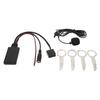 12Pin Car CD AUX IN Wireless Bluetooth Adaptor with Hands Free Microphone Replacement for Focus 2005 Onwards 6000CD