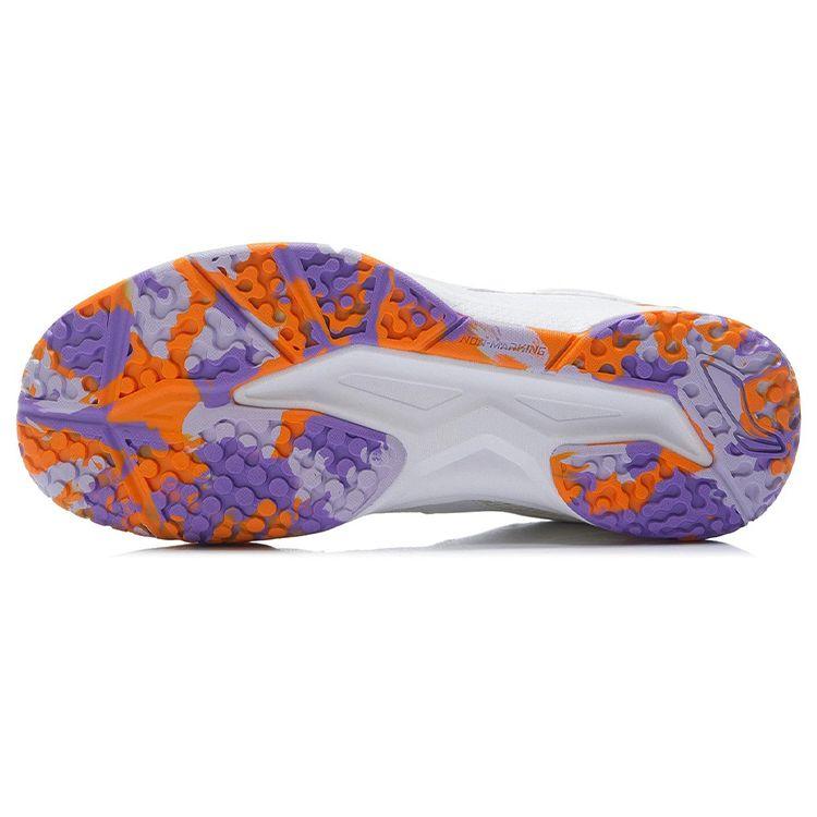 Li-Ning All-Around King Shock Absorbing Wear-Resistant Non-Slip Low-Top Badminton Shoes Women sneaker Lilac AYTP004-5