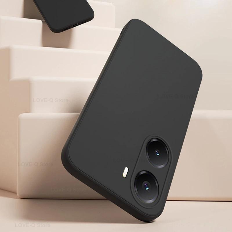 Pentru Husă Poco X7 Pro Silicon Lichid Protector Lentilă Cameră Husă Telefon Pentru Xiaomi Poco X7 Pro Capac Spate Moale