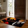 The SSeven DDeadly Sins Anime Floor Mat Soft Flannel Absorbent Mat Non-Slip Rug Home Bedroom Bathroom
