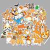 50 Cute Pet Corgi Stickers Suitcase Motorcycle Trolley Case Notebook Waterproof Stickers