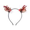 Reindeer Antler Headband with Pom-Pom Hair Clips - Christmas Hair Accessories for Women and Kids