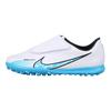 Nike Mercurial Vapor 15 Jr. Club TF Fußballschuhe für Kinder mit runder Zehenpartie und Klettverschluss Kinder-Sneaker Blau Weiß DJ5966-146