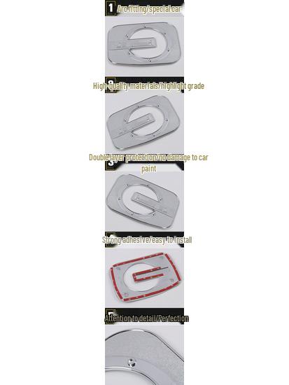 Corolla Fuel Tank Cap Anti-Scratch Sticker for 14 Models