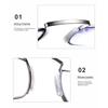 Mini Metal Nose Clip Reading Glasses Easy to Carry Reading Glasses Unisex Vintage HD Presbyopic Glasses