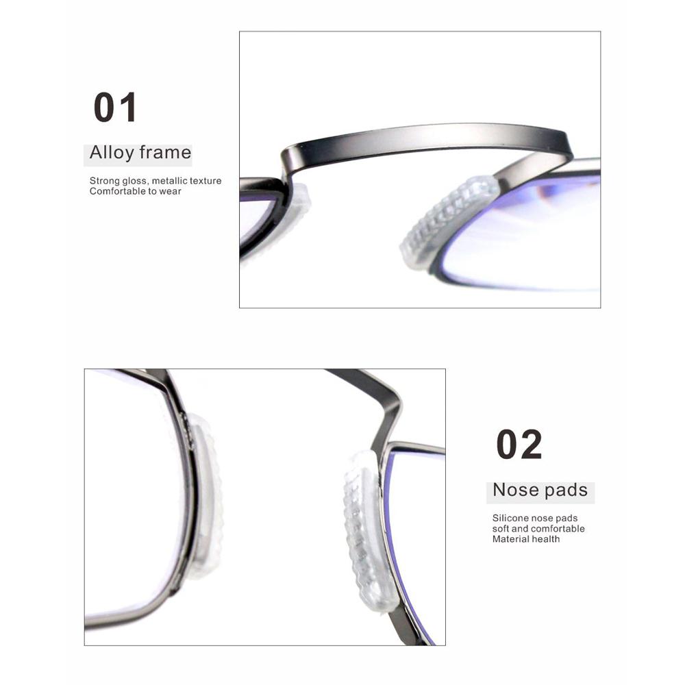 Mini Metal Nose Clip Reading Glasses Easy to Carry Reading Glasses Unisex Vintage HD Presbyopic Glasses
