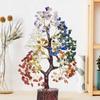 7 Chakra Crystal Tree for Energy Positive Crystals Healing Stones Feng Shui Seven Chakra Tree of Life Home Decorations 300 Beads