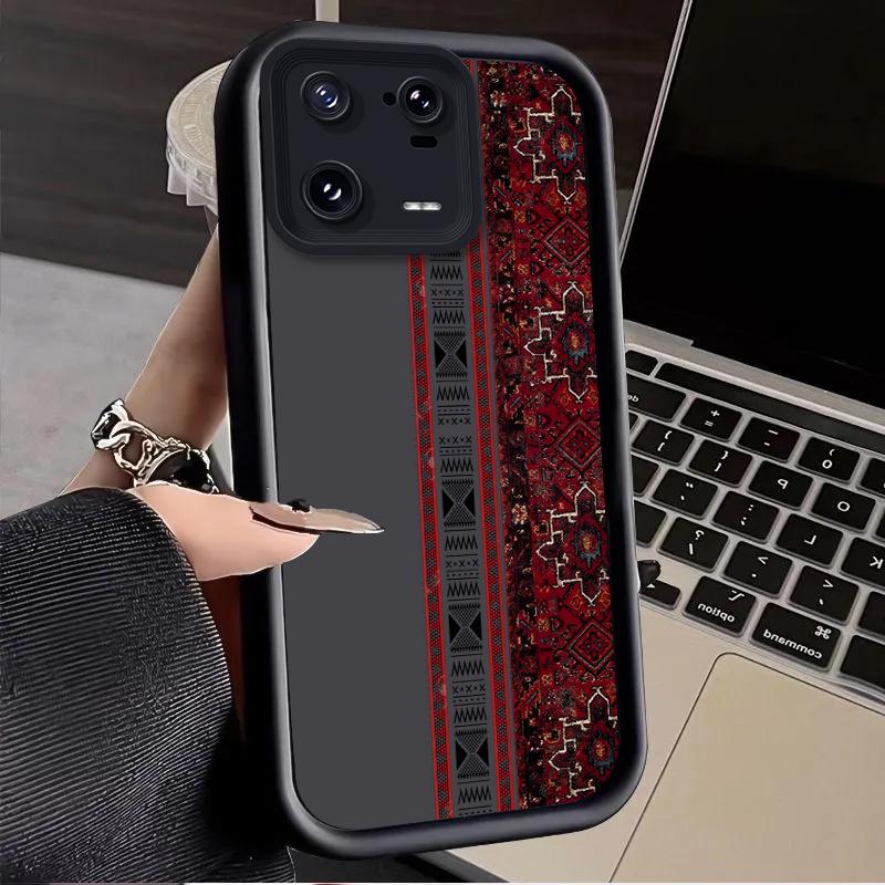 Tribal Carpet Printing Case for Xiaomi Mi 15 14 14T 13 13T 12 11 11T Lite POCO X7 X6 5G X5 X3 NFC F6 F5 M7 M6 Pro 4G Cover Funda