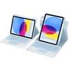 iPad 11 A16 Tablet 360° Rotating Protective Case with Magic Keyboard and Gradient Backlit Keyboard
