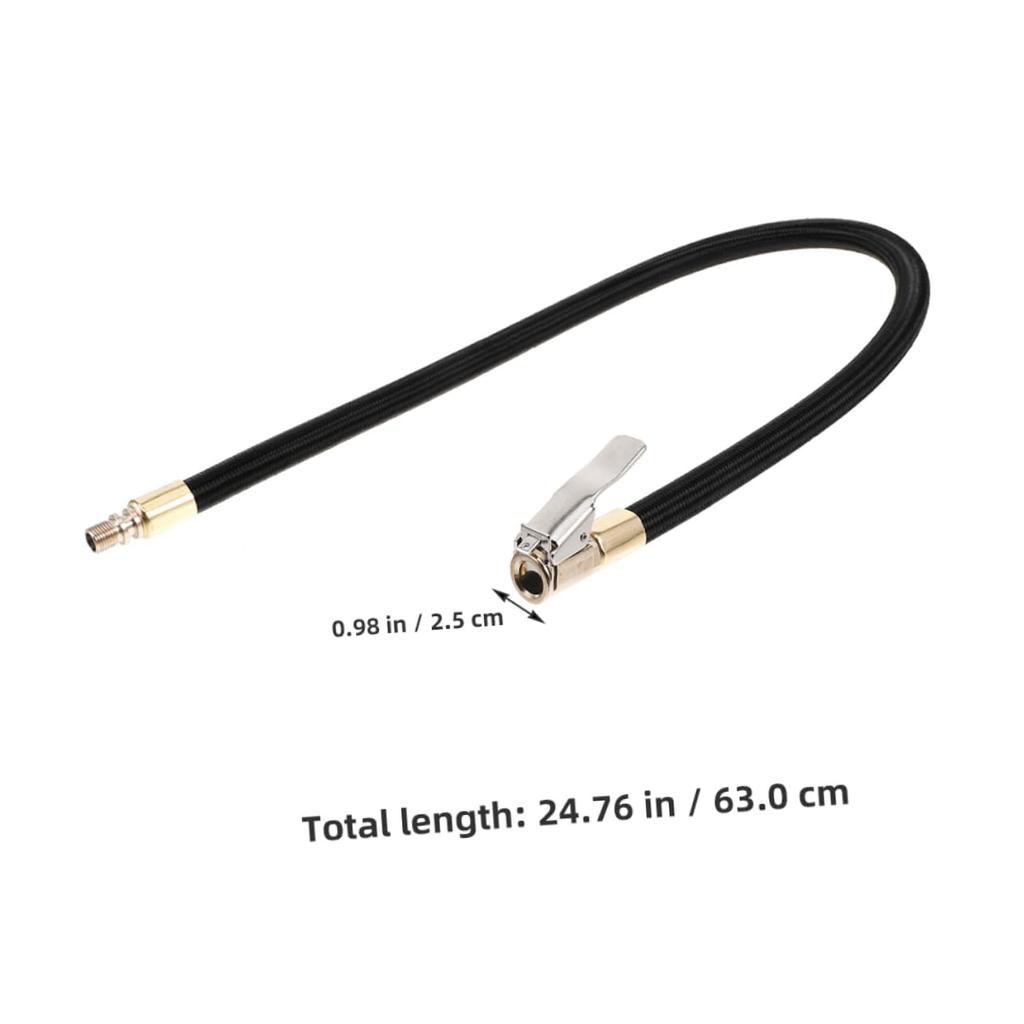 Obuyke Car Air Pump Extension Hose Replacement Hose for Quick Fill Air Pump