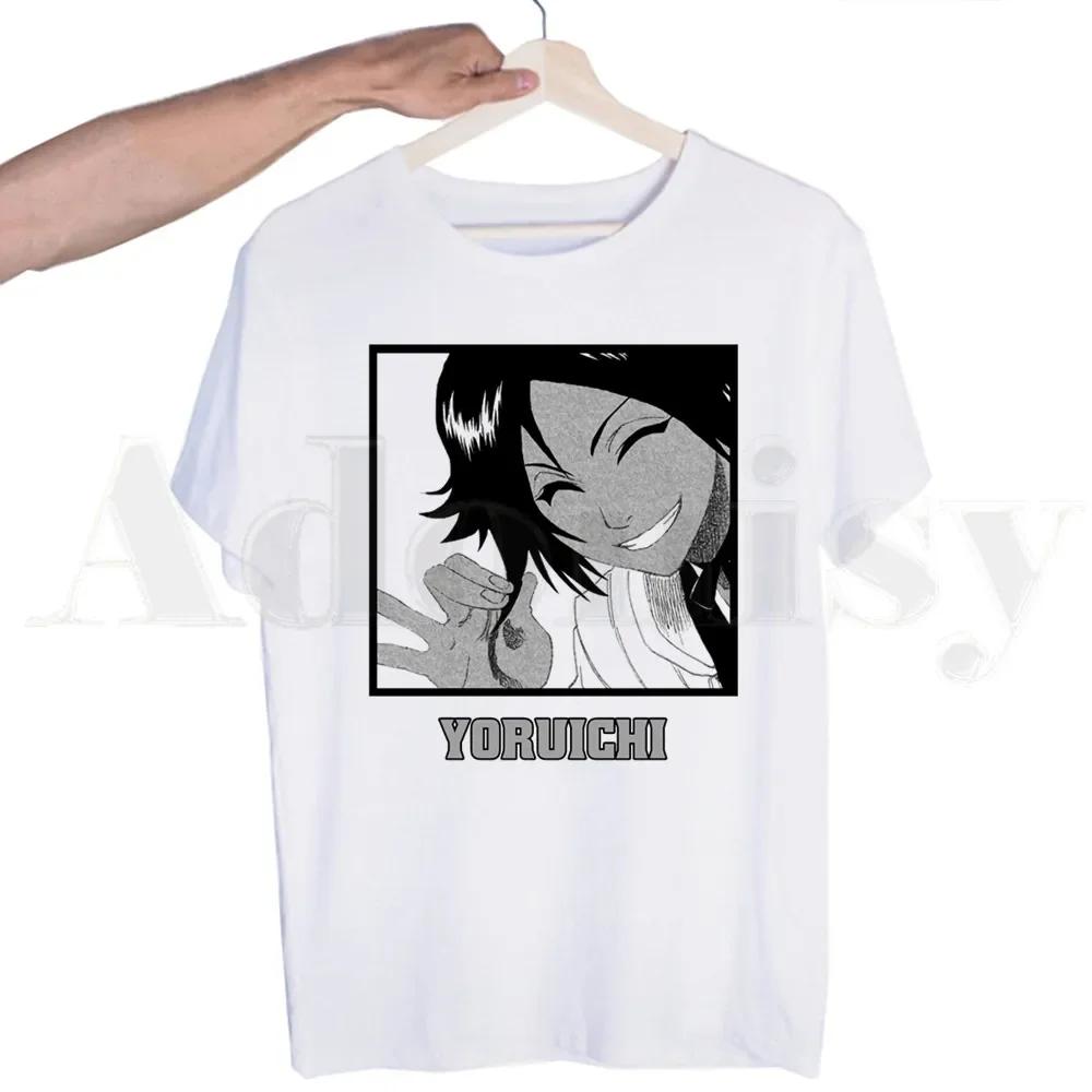 BLEACH Japanese Anime Unisexga Ichigo Kuchiki Byakuya Tshirts  Unisex Fashion Summer T-shirts Tshirt Top Tees Streetwear Harajuku Funny Shirt