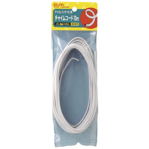 Kabel interkomu ELPA zvonkohra 10 m 0,8 mm x 2 jádra Bílá TIVF-10H(W)