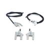 BSR674 Electric Sunroof Repair Track Drive Pull Bowden Cables Left and Right With Metal Mounting Bracket Hinges for Renault Megane MK1 Scenic MK1