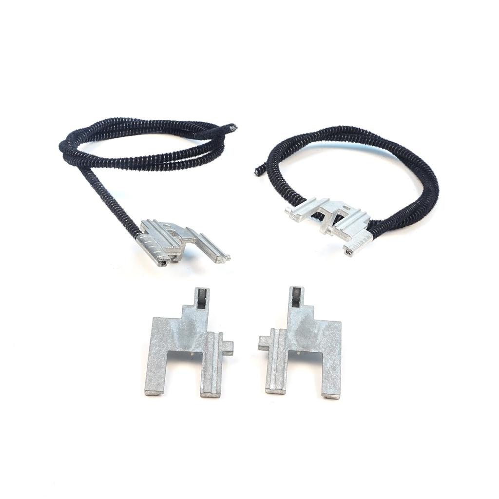 BSR674 Electric Sunroof Repair Track Drive Pull Bowden Cables Left and Right With Metal Mounting Bracket Hinges for Renault Megane MK1 Scenic MK1
