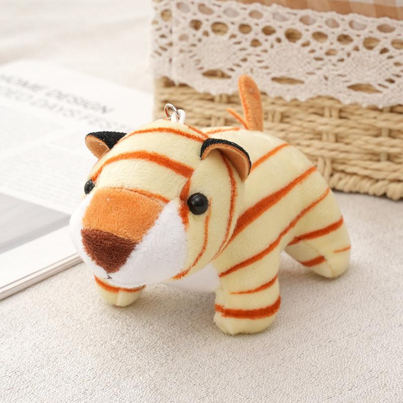 Soft And Cuddly Plush Animal Keychain For Kids Cute Jungle Safari Design