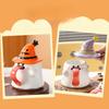 Strange Ghost Mug with Lid Ceramic Cup Gift Halloween Cup Cross border Companion Gift Water Cup Couple Drinkware Mugs