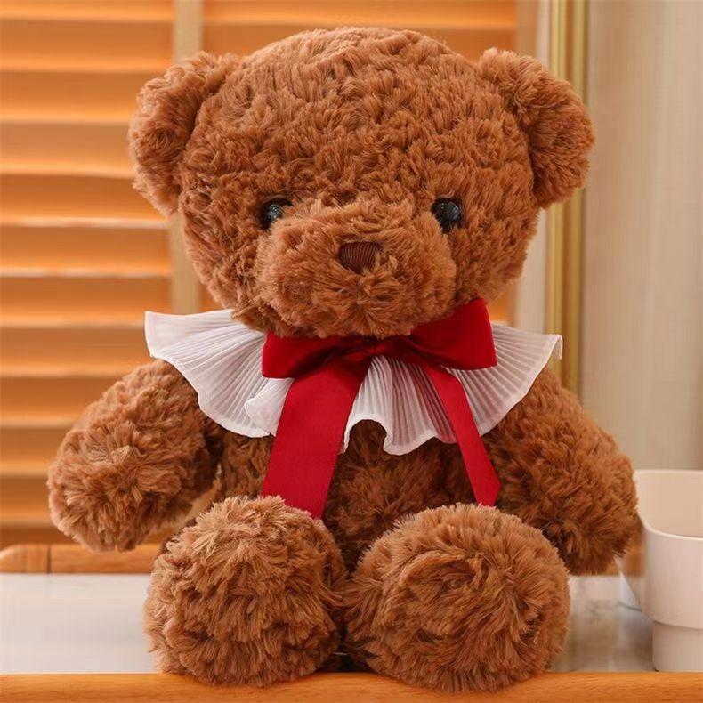 

New Lolita Bear Doll Plush Toys Bow Tie Teddy Bear Doll Children s Soothing Doll 35cm