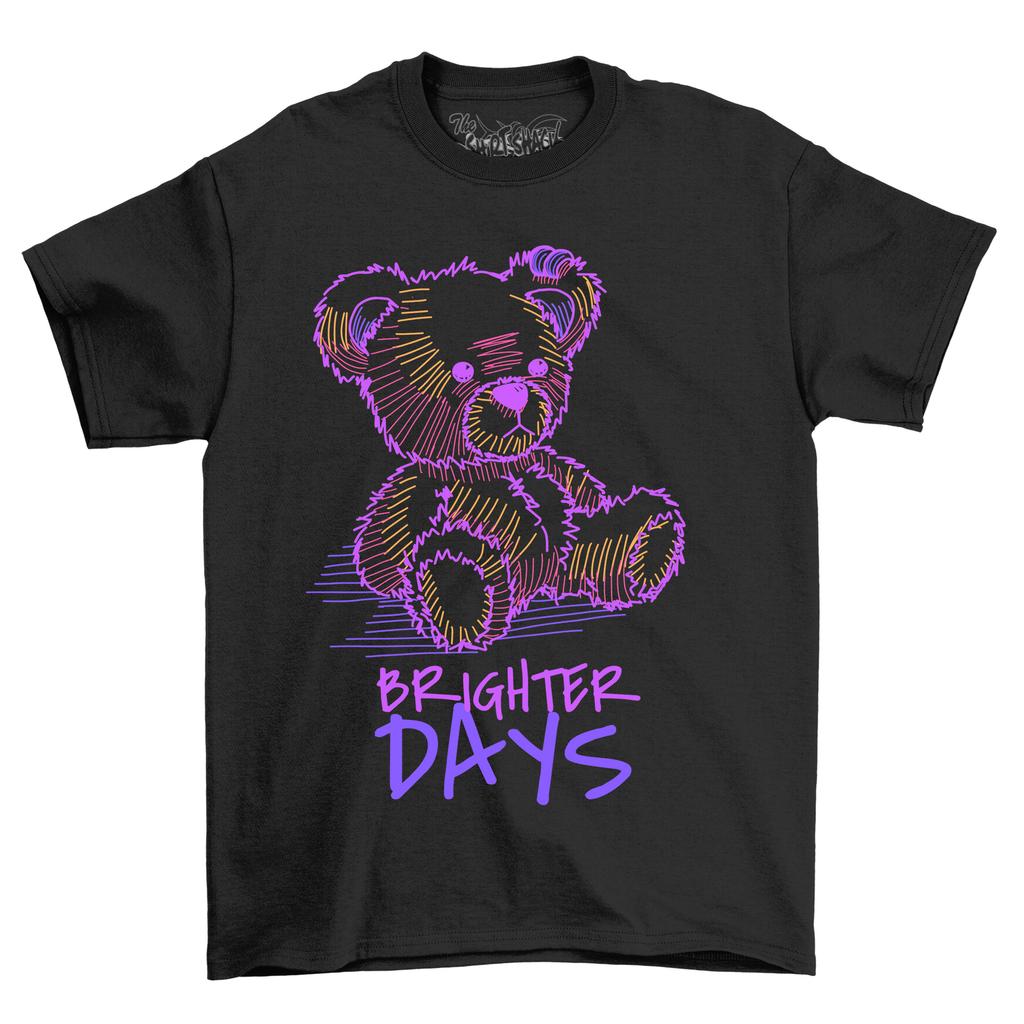 BEARSTREET2-2 4'' Funny Teddy Bear T-Shirt Mens Womens Tees Top - Cute and Cuddly Design for All Ages. 1