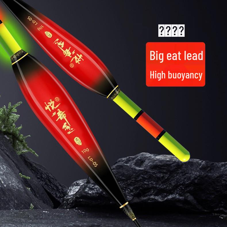 Long Cast Luminous Fishing Float - Sliding Eye-Catching Design for Big Fish