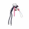 New Colored Hand Woven Keychain Braided Rope Bowknot Bag Pendant Leather Heart Buckle Mobile Phone Lanyard Gifts